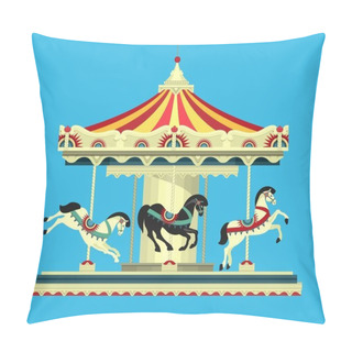 Personality  Amusement Park Carousel Pillow Covers