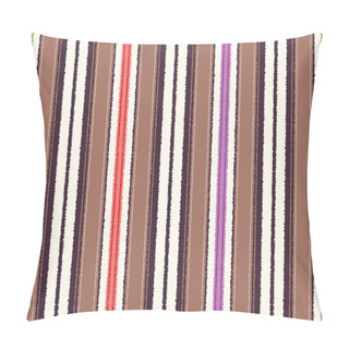 Personality  Light Colors Vertical Stripes Fabric Pattern Pillow Covers
