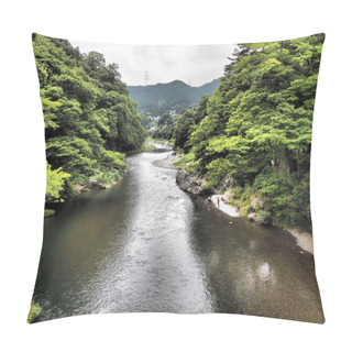 Personality  Mitake Valley In Okutama, Tokyo Pillow Covers