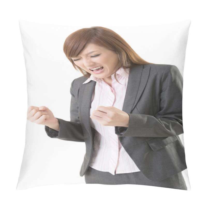 Personality  Angry Business Woman Pillow Covers