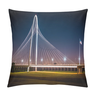 Personality  Margaret Hunt Hill Bridge By Night Pillow Covers