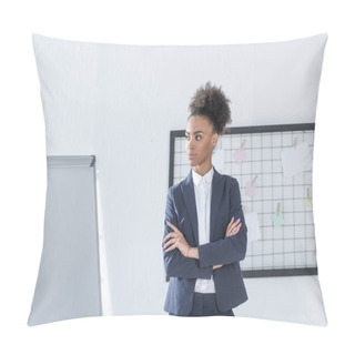 Personality  Confident African American Businesswoman Pillow Covers