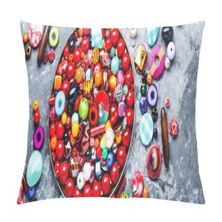 Personality  Beads Or Colorful Beads Pillow Covers