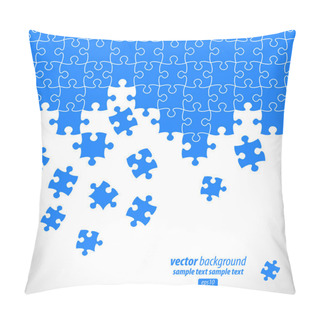 Personality  Puzzle Pieces Vector Design Pillow Covers