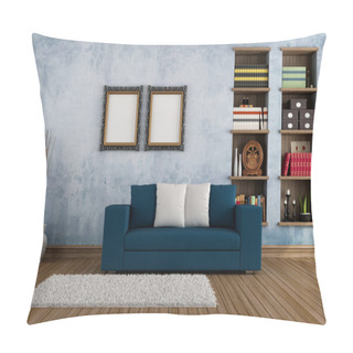 Personality  Vintage Room With Modern Couch Pillow Covers