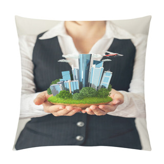 Personality Skyscraper Pillow Covers