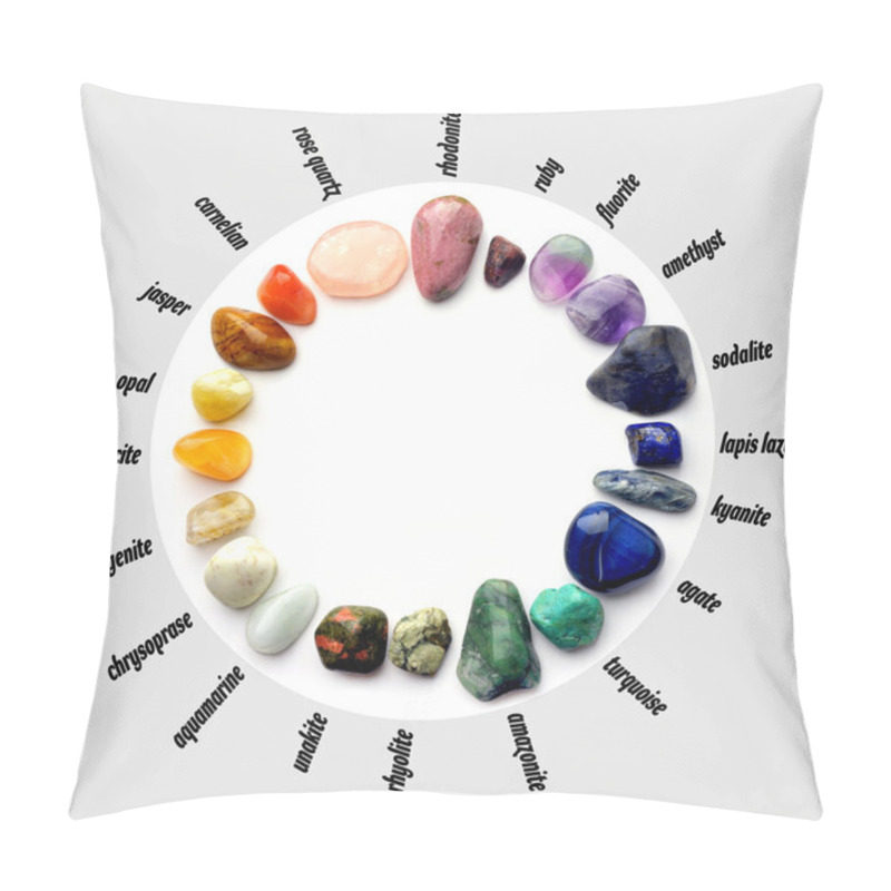 Personality  Gemstones circle pillow covers