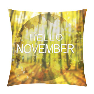 Personality  Autumn Golden Forest Pillow Covers