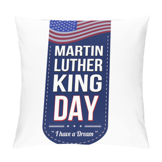 Personality  Martin Luther King Day Banner Design Pillow Covers