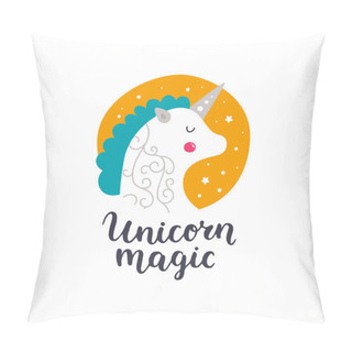 Personality  Vector Baby Unicorn Pillow Covers
