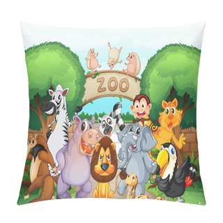 Personality  Zoo And Animals Pillow Covers