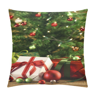 Personality  Gifts Under The Christmas Tree Pillow Covers