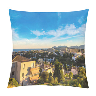 Personality  Panoramic Aerial View Of Nice Pillow Covers