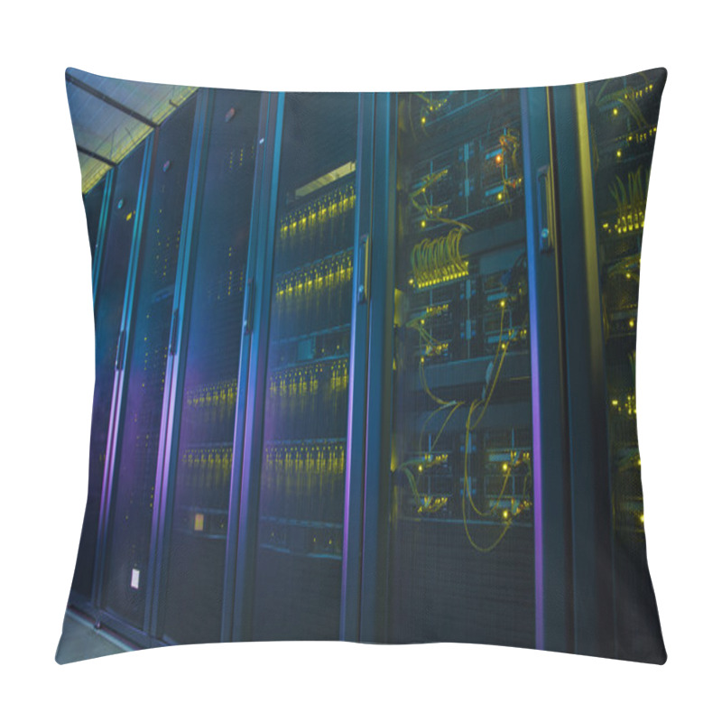 Personality  Supercomputer With Cables And Lamps Pillow Covers