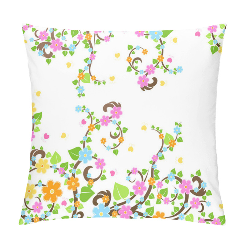 Personality  Blossom cherry tree pillow covers