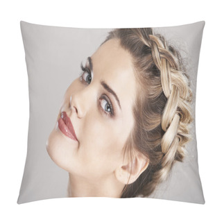 Personality  Woman Hair Style Pillow Covers