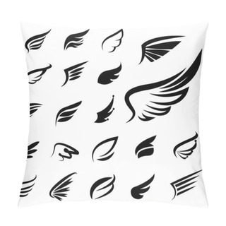 Personality  Wings Vector Set Pillow Covers