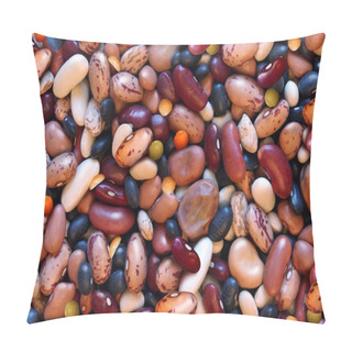 Personality  Beans And Lentils Background Pillow Covers
