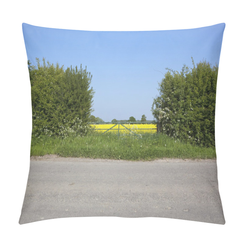 Personality  Summer roadside background pillow covers