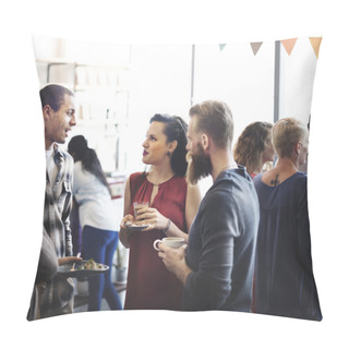 Personality  People With Cups And Plates Pillow Covers