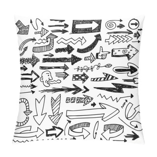 Personality  Doodle Arrow Set Pillow Covers