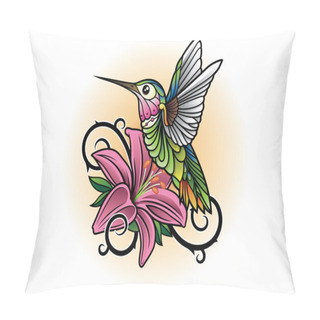 Personality  Hummingbird Pillow Covers