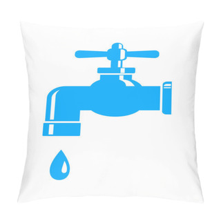 Personality  Water Tap Icon Pillow Covers