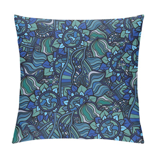 Personality  Seamless Floral Pattern Fall Season Pillow Covers
