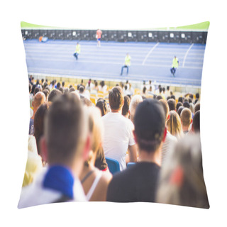 Personality  Spectators Sit In The Stadium Pillow Covers