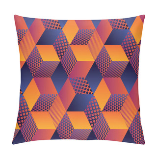 Personality  Geometric Hexagon Bright Seamless Motif Pillow Covers