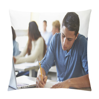Personality  High School Students Taking Test Pillow Covers