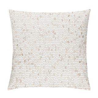 Personality  Abstract Pale Beige Mosaic Texture Pillow Covers