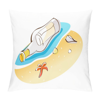 Personality  Message In A Bottle Pillow Covers