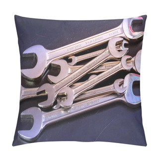 Personality  The Wrench Steel Tools For Repair Pillow Covers