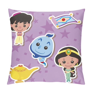 Personality  Cartoon Story Icons Pillow Covers