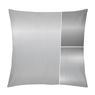 Personality  Brushed Metal Textures. Pillow Covers