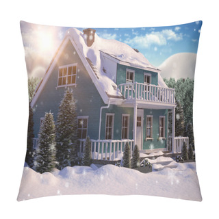 Personality  Three Dimensional House Pillow Covers