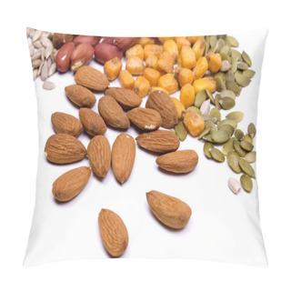 Personality  Nuts And Seeds, Healthy Snack Pillow Covers