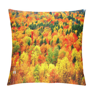 Personality  Autumn Mountain View At Cats Kill Mountain Pillow Covers