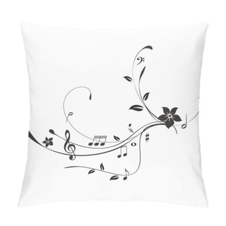 Personality  Music Notes Pillow Covers