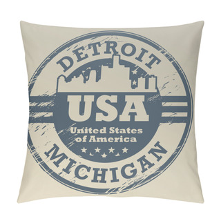 Personality  Michigan, Detroit Pillow Covers