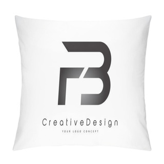 Personality  FB F B Letter Logo Design. Creative Icon Modern Letters Vector L Pillow Covers