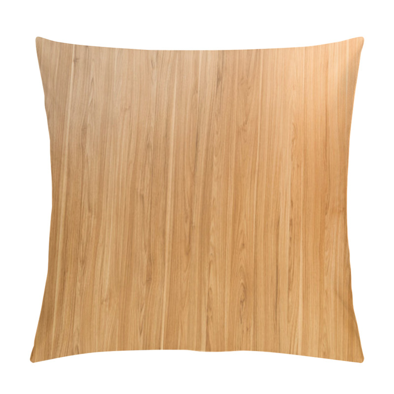 Personality  Close-up View Of Light Brown Horizontal Wooden Background Pillow Covers
