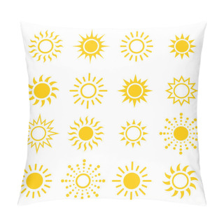 Personality  Vector Modern Sun Set Sunshine Pillow Covers