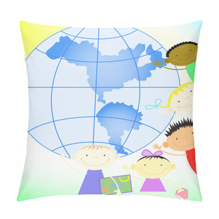 Personality  Children And The Planet Pillow Covers