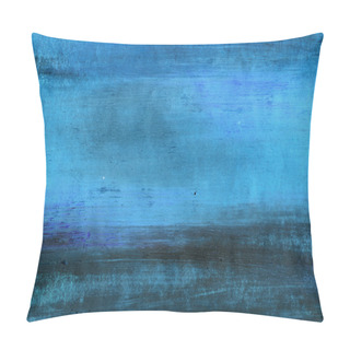 Personality  Painted Blue Background Or Texture Pillow Covers