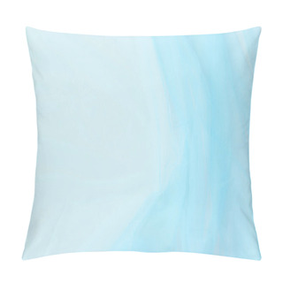 Personality  Vintage Pastel Blue Tulle Chiffon Texture Background Pillow Covers