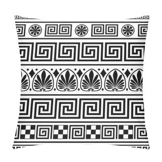 Personality  Set Of Vector Greek Ornaments Pillow Covers
