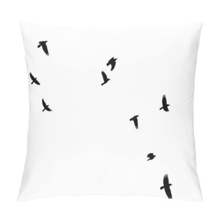 Personality  Flock Of Crows Pillow Covers
