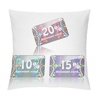 Personality  Discount Cards From Ten To Twenty Percent Pillow Covers